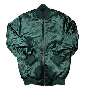 Topshop Green Bomber Jacket Size 4 Women’s